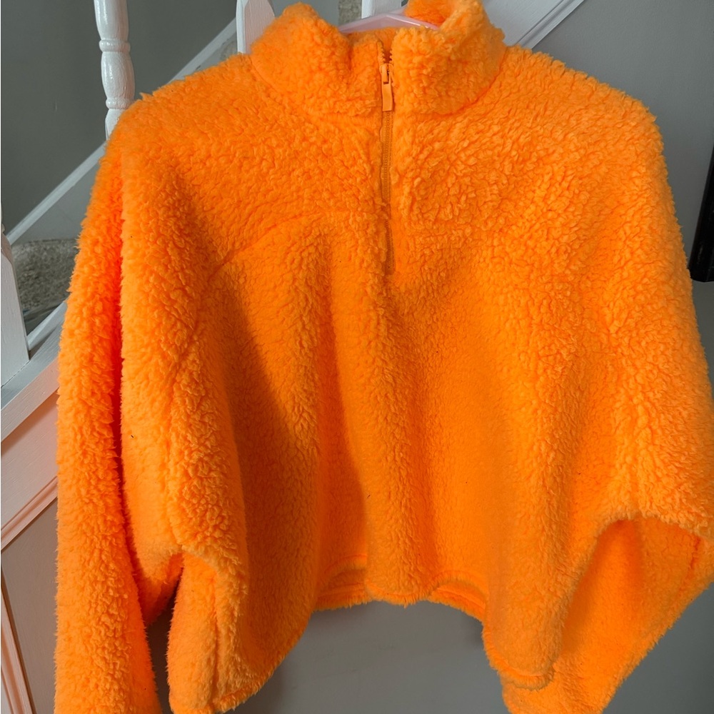 Zenana Outfitters Vibrant Orange Turtleneck Sweater